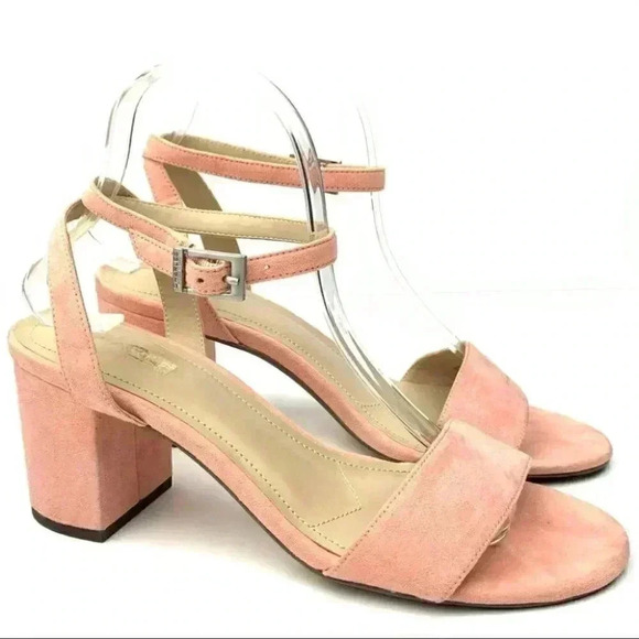 Charles Charles David heels size 8 pink faux suede - Picture 15 of 15